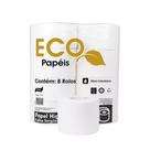 Papel Higiênico Rolão Eco 100% Celulose 8 Rolos