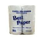 Papel Higiênico Rolão Institucional Folha Simples 300 M Best Paper com 8 Unidades