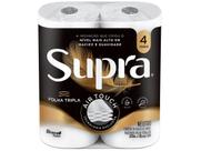 Papel Higiênico Supra Folha Tripla 4 Rolos