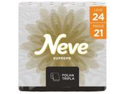 Papel Higiênico Supreme Folha Tripla Neve 24 rolos