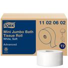 Papel higiênico Tork Mini Jumbo Bath Tissue 12x1075 de 2 camadas