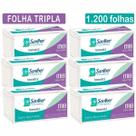 Papel Interfolha Folha Tripla Inovatta Super Macia C/ 1200 folhas - Santher