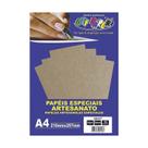 Papel Kraft A4 Natural 240g 50 Fls Off Paper Artesanato Papel Kraft A4 Natural 240g 50 Fls Off Paper Artesanato