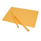 Papel KRAFT Folha 80X120CM 80G Ouro Pacote com 100 1