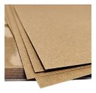 Papel Kraft Folha A4 180g Masterprint Pacote Com 100 Folhas Pardo Natural