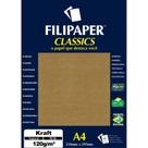 Papel KRAFT Folha KRAFT Natural A4 120G 50FL PCT com 50