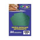 Papel Lamicote A4 250g 10fls Convites Letras 3d Verde