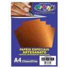 Papel Lamicote Cobre A4 250g 10 Fls