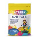 Papel machê massa semipronta modelagem100 gramas - 03 unids