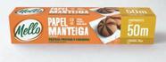 Papel Manteiga 29cm X 50m Mello 3 Un Rolo Cozinha Confeitaria Assar Forno Gourmet