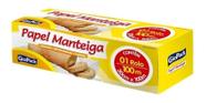 Papel Manteiga Rolo 30cmx100metros Giopack