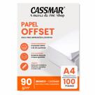 Papel Offset 90g A4 210x297mm Cor Branco com 100fls