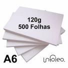 Papel Offset A6 120g Branco - 500 Folhas