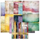 Papel para scrapbook Kammo Vintage 30x30cm 24 folhas 160gsm Papel para scrapbook Kammo Vintage 30x30cm 24 folhas 160gsm