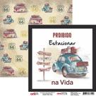 Papel para Scrapbook OPACARD 15 x 15 cm - Viagem 2 - 2772