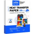 Papel para Transferência Térmica Printers Jack 20 Folhas 21,6 x 29,7 cm Papel para Transferência Térmica Printers Jack 20 Folhas 21,6 x 29,7 cm