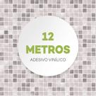 Papel Parede Lavável Pastilha Estilo Aço Cinza Cozinha