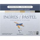 Papel Pastel Clairefontaine Ingres 130g 24x30cm 25 Folhas