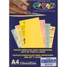 Papel Plus A4 120 Gramas c/ 20 Folhas - Off Paper - AMARELO NEON Papel Plus A4 120 Gramas c/ 20 Folhas - Off Paper - AMARELO NEON