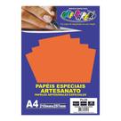 Papel Plus Laranja 180g A4 20 Fls