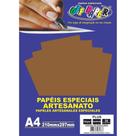Papel Plus Marrom 180g A4 20 Fls