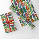 Papel presente bobina Infantil Splash Pow Boom 60cmx100m