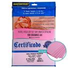 Papel rosa diplomata/liso/offset 180g a4 - 50 fls Papel rosa diplomata/liso/offset 180g a4 - 50 fls