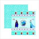 Papel Scrap Festa Disney Frozen 1 Fitas E RÓTulos Sdfd043- Toke E Crie