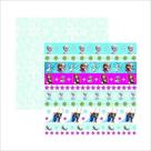 Papel Scrap Festa Disney Frozen 2 Faixas Sdfd101 - Toke E Crie