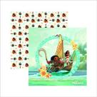 Papel Scrap Festa Disney Moana 1 Guirlanda Sdfd57 - Toke E Crie