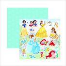 Papel Scrap Festa Disney Princesas 2 Recortes Sdfd054 - Toke E Crie