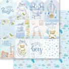 Papel Scrapbook Dupla Face Nosso Príncipe Sd-1289 30,5x30,5cm Litoarte
