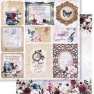 Papel Scrapbook Dupla Face Quadros Vintage Sd-1254 30,5x30,5cm Litoarte