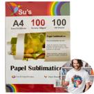 Papel Sublimático Fundo Azul A4 100 Fohas 100g