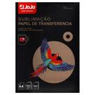 Papel Sublimatico JoJo 100g A4 Fundo Rosa 100 Folhas, Excelente Resultado e Cores Vivas