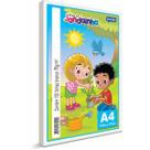 Papel sulfite a4 75g br jandainha pacote com 100 folhas