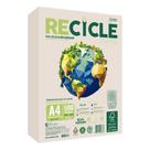 Papel Sulfite A4 Reciclado Jandaia Recicle 75g 500 Folhas Sustentável