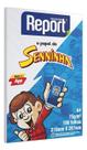Papel Sulfite Report Resma A4 100 Folhas Seninha Branco 75g Suzano Multifunção
