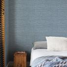 Papel Tapiz Simon&Siff Texturizado Gris Azul 45x1000 cm Impermeable