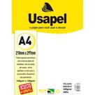 Papel telado a4 180g com 50 folhas cor branco - usapel Papel telado a4 180g com 50 folhas cor branco - usapel