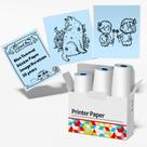 Papel térmico Phomemo Blue autoadesivo para impressora M02