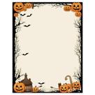Papel timbrado AnyDesign Halloween Silhouette 60 folhas