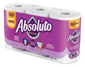 Papel Toalha Absoluto Multiuso 360 Folhas Com 3 Unidades