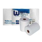 Papel toalha bobina 100% celulose 20cm x 100m c/8 white paper