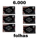 Papel Toalha Intefolha kit com 6 pacotes 6000 folhas