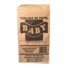 Papel toalha interfolha 2 dobras Branco Plus 20x21 com 1000 fls - Baby Papel toalha interfolha 2 dobras Branco Plus 20x21 com 1000 fls - Baby