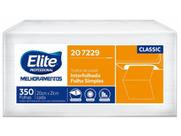 Papel Toalha Interfolhado Folha Simples Classic com 350 Folhas