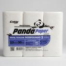Papel Toalha Interfolhado Panda Paper Folha Simples