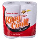 Papel Toalha King Cook com 2 Rolos 20x20 Multiuso