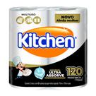 Papel Toalha Kitchen Ultra Absorve Folha Dupla 120 Folhas